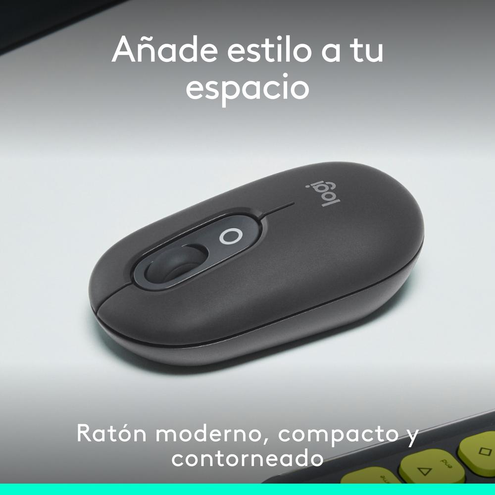 Raton Inalambrico Logitech Pop Mouse Grafito