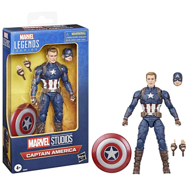Figura Hasbro Marvel Legends Series Capitán América Hover Image