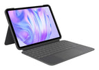 Funda Logitech Combo Touch Para Con Teclado Para Ipad Pro M4 11 Pulgadas Grafito