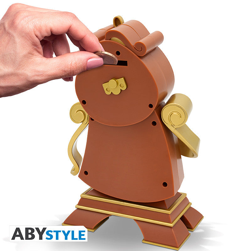 Figura Hucha Abystyle Disney La Bella Y La Bestia Cogsworth