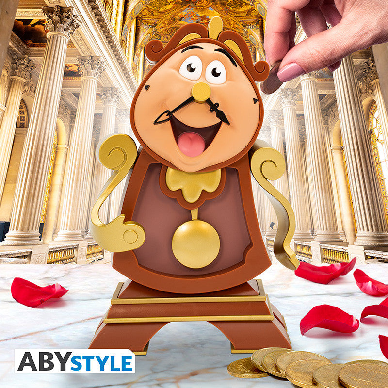 Figura Hucha Abystyle Disney La Bella Y La Bestia Cogsworth