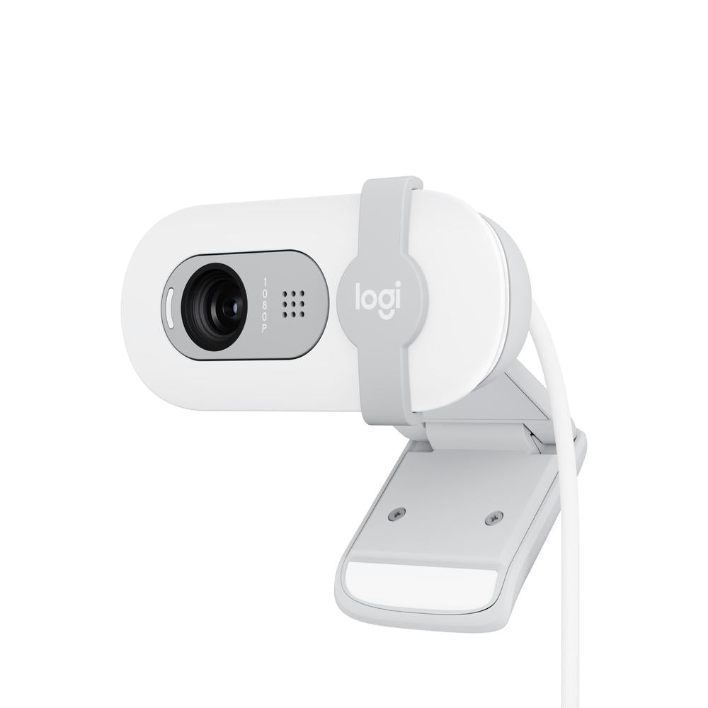 Webcam Logitech Brio 100 Blanco Full Hd - Usb