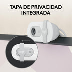 Webcam Logitech Brio 100 Blanco Full Hd - Usb