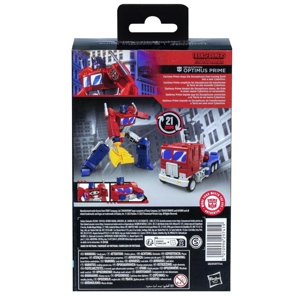 Figura Hasbro Transformers Devastation Optimus Prime