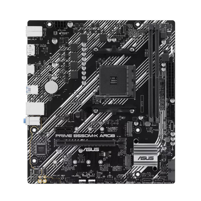 Placa Base Asus Amd Prime B550m - K Argb Socket Am4 Ddr4 X2 Max 64gb 3200mhz Hdmi Displayport Matx Hover Image