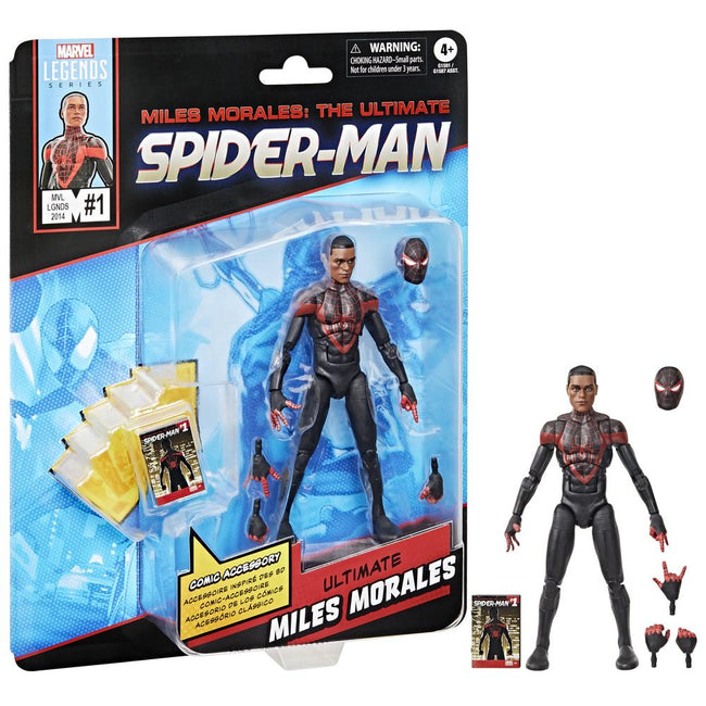 Figura Hasbro Marvel Legends Miles Morales: The Ultimate Spider - Man Mini Comics Ultimate Miles Hover Image