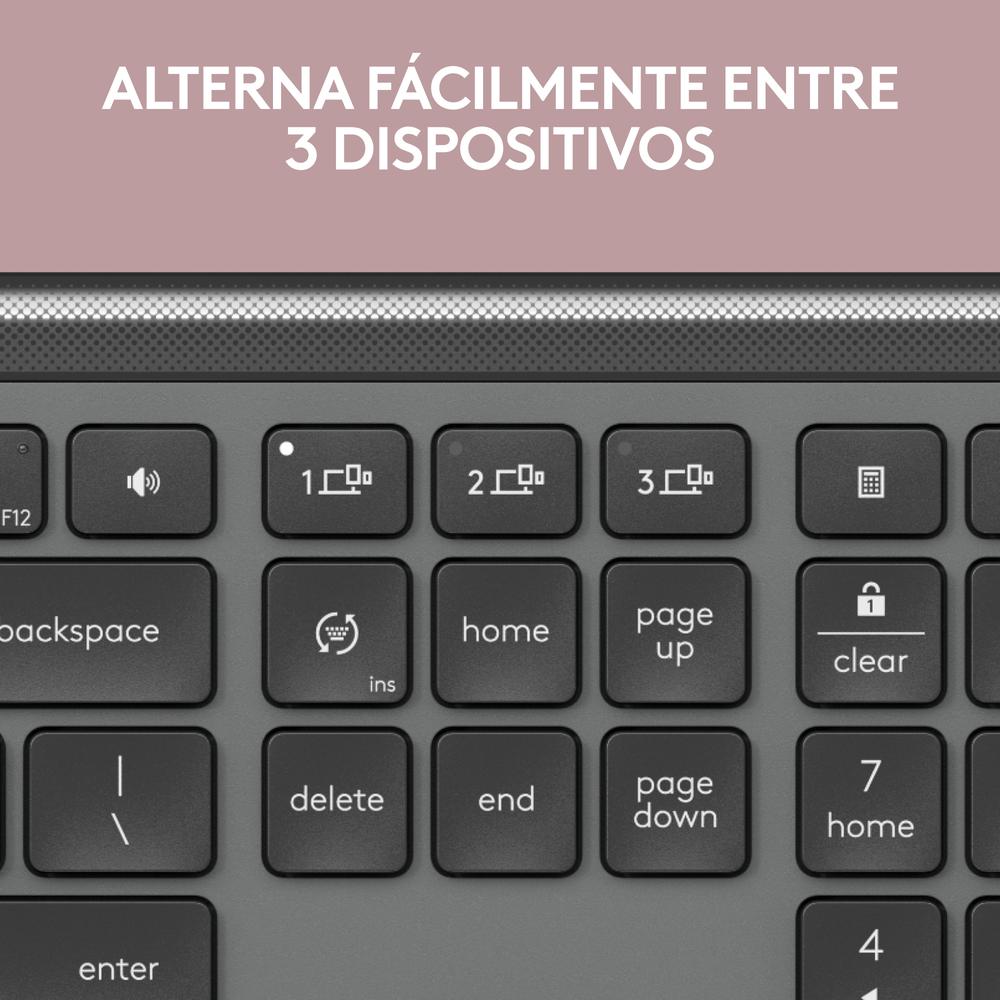 Teclado Logitech K950 Inalambrico Negro