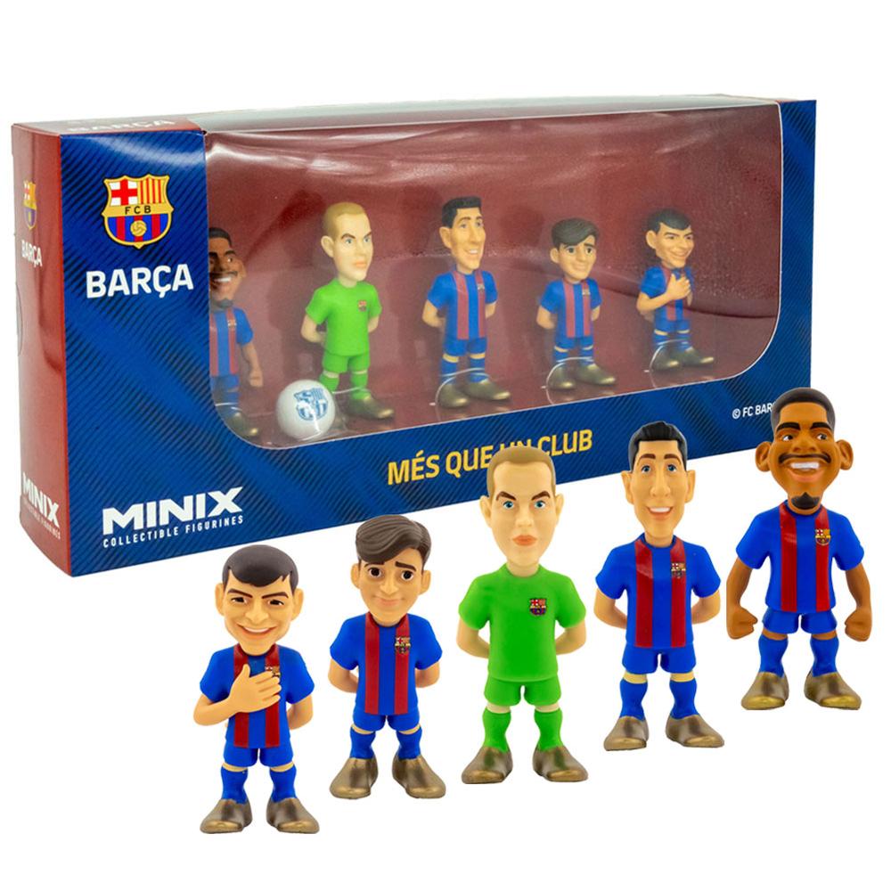 Pack 5 Figuras Minix Fc Barcelona