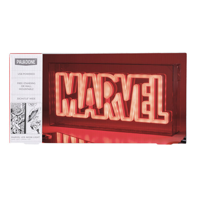 Lampara Paladone Marvel Logo Led Neon Light Hover Image