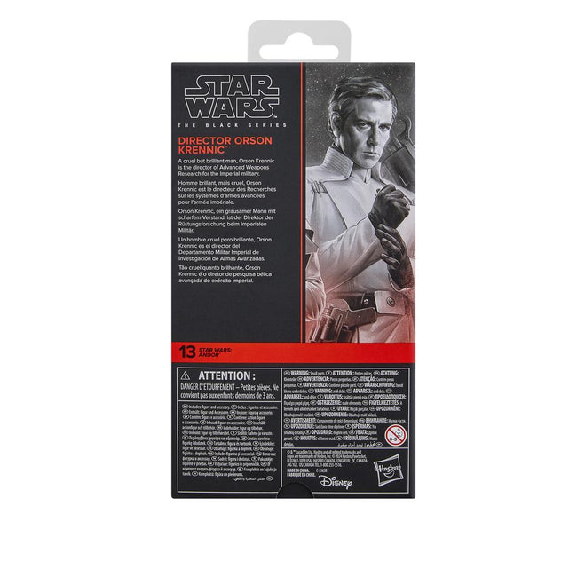 Figura Hasbro Star Wars Andor The Black Series Director Orson Krennic Main Image