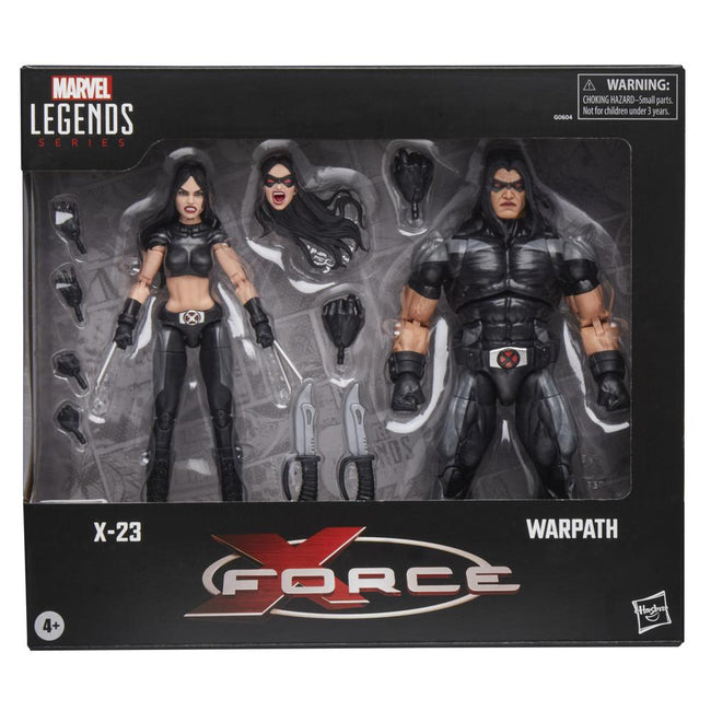 Figura Hasbro Marvel Legends Series X Foce X - 23 & Warpath Hover Image