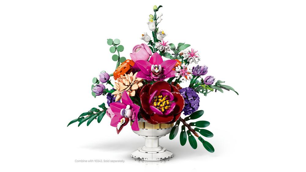 Lego Ramo De Flores Fantasía En Rosa