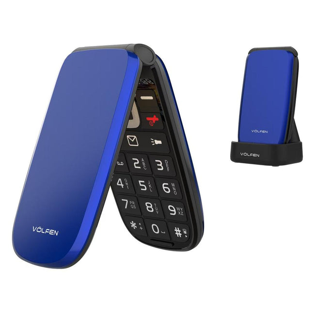 Telefono Movil Volfen Astro Flip 4g Azul Main Image