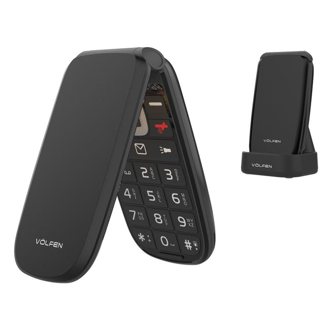 Telefono Movil Volfen Astro Flip 4g Negro Main Image