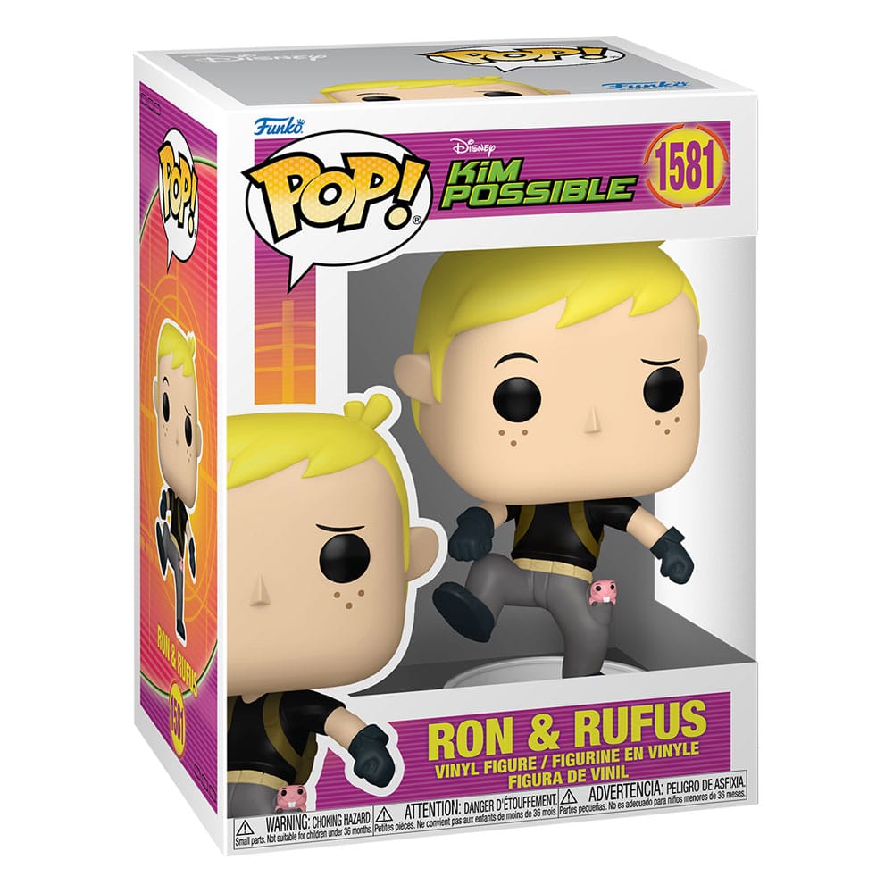 Funko Pop Disney Kim Possible - Ron W - Rufus