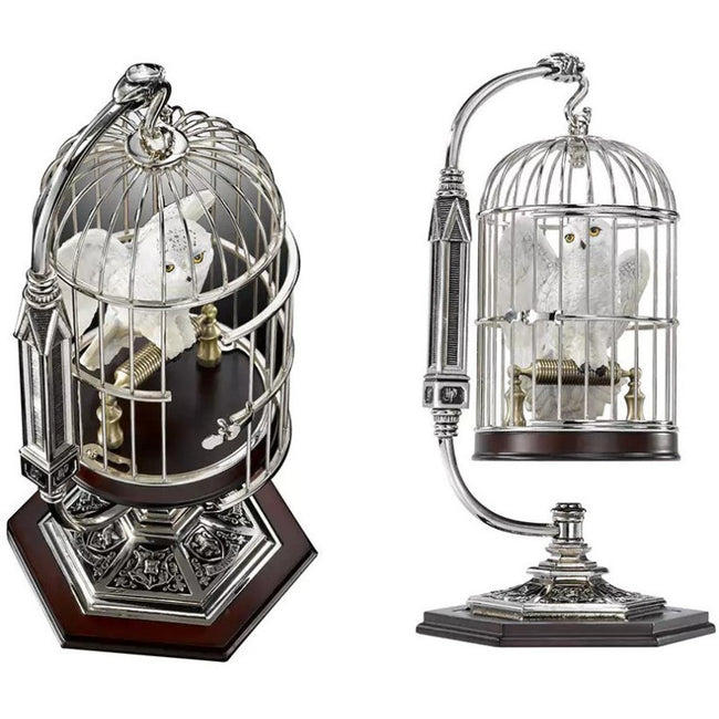 Figura En Miniatura The Noble Collection Harry Potter Hedwig En Jaula Main Image