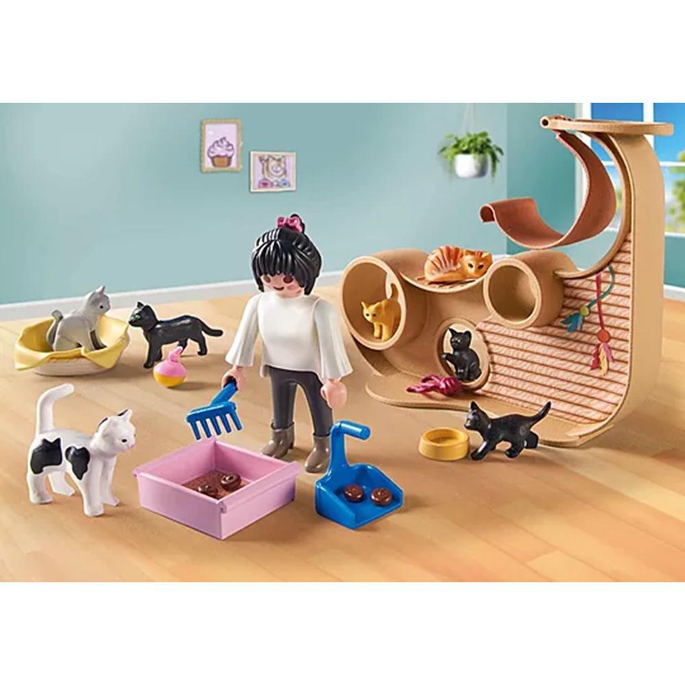 Playmobil - Cafetería Para Gatos