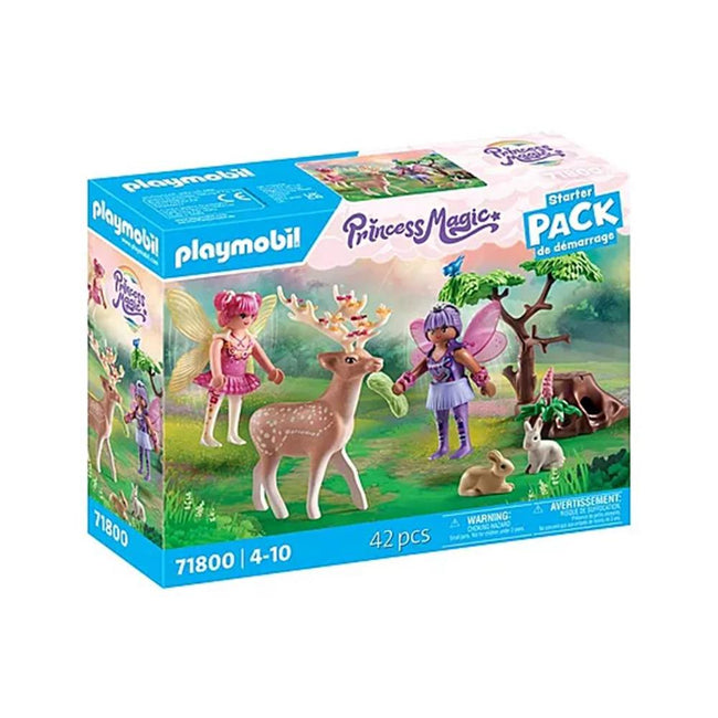 Playmobil - Starter Pack Hadas Con Animales Del Bosque Hover Image