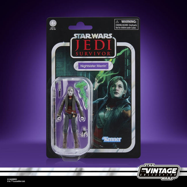 Figura Hasbro Star Wars The Vintage Collection Jedi Survivor Nightsister Merrin Hover Image