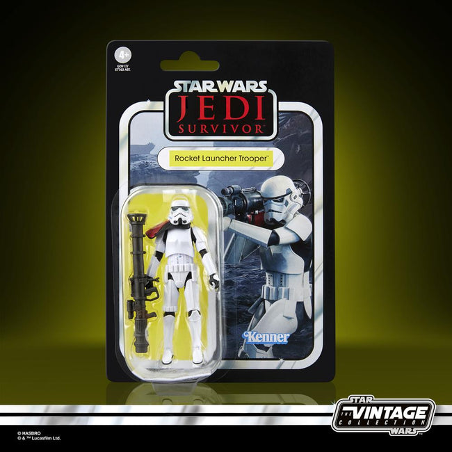 Figura Hasbro Star Wars The Vintage Collection Jedi Survivor Rocket Launcher Trooper Hover Image