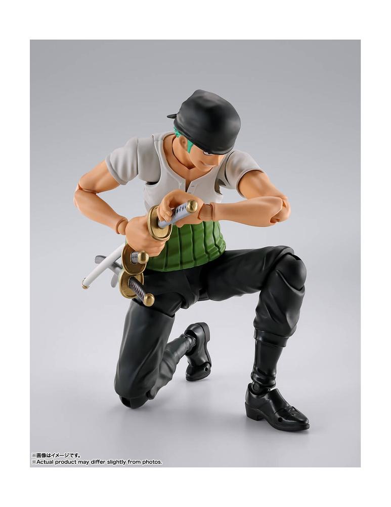 Roronoa Zoro - Romance Dawn - Fig. 15 Cm One Piece Sh Figuarts Re - Run