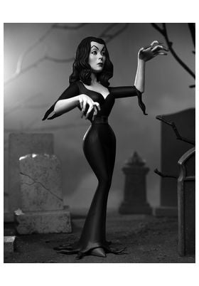 Vampira Silver Screen Edition Scale Action Fig. 15 Cm Vampira Toony Terrors