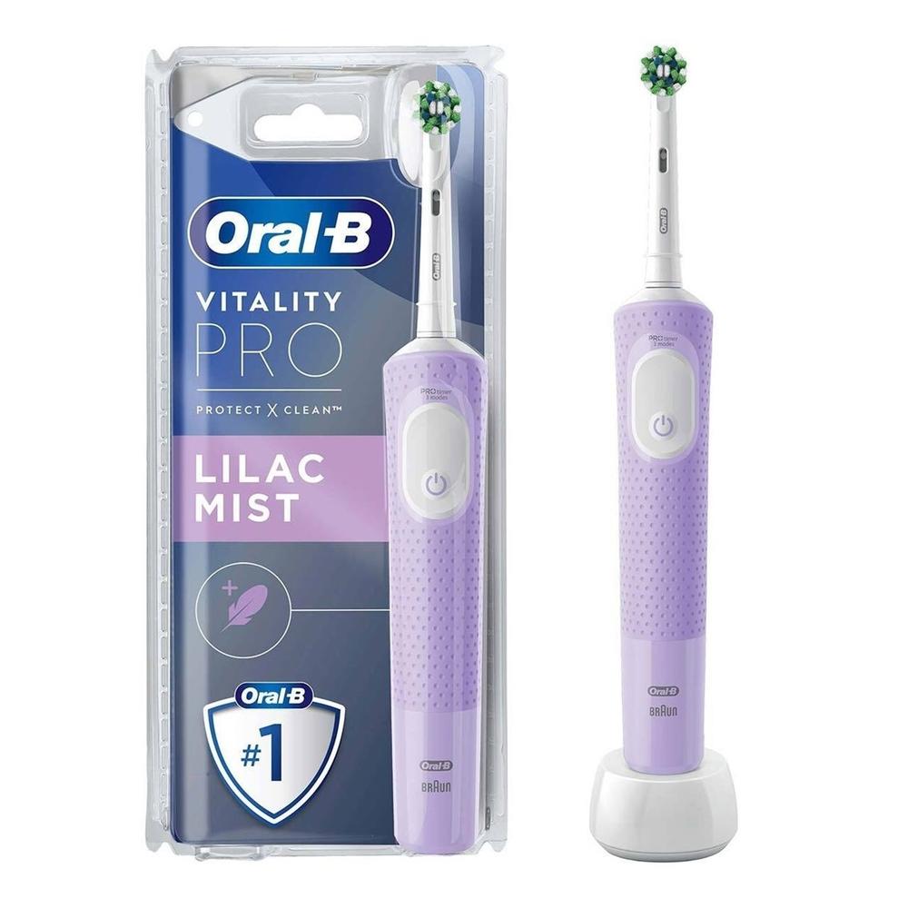 Cepillo Dental Electrico Braun Oral B Vitality Pro Protect&clean Color Lila