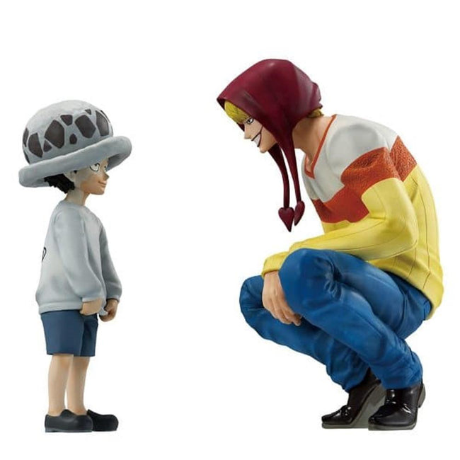 Figura Ichibansho One Piece Masterlise Trafalgar Law & Corazon (the Unbreakable Law) 11 - 13cm Hover Image