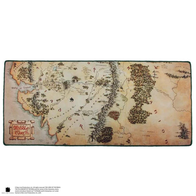 Alfombrilla Escritorio Cinereplicas El Seor De Los Anillos Mapa De La Tierra Media Hover Image