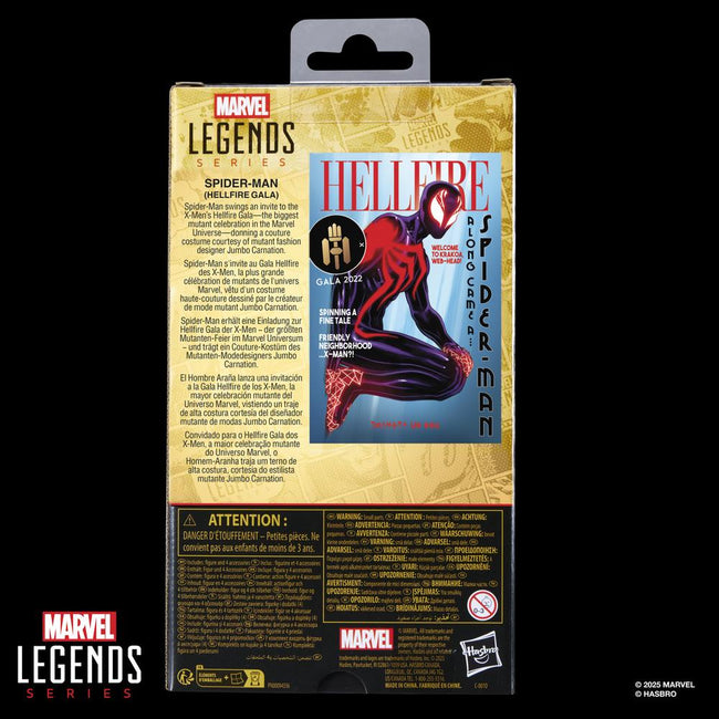 Figura Hasbro Marvel Legends Series The Amazing Spider - Man Hellfire Gala Main Image