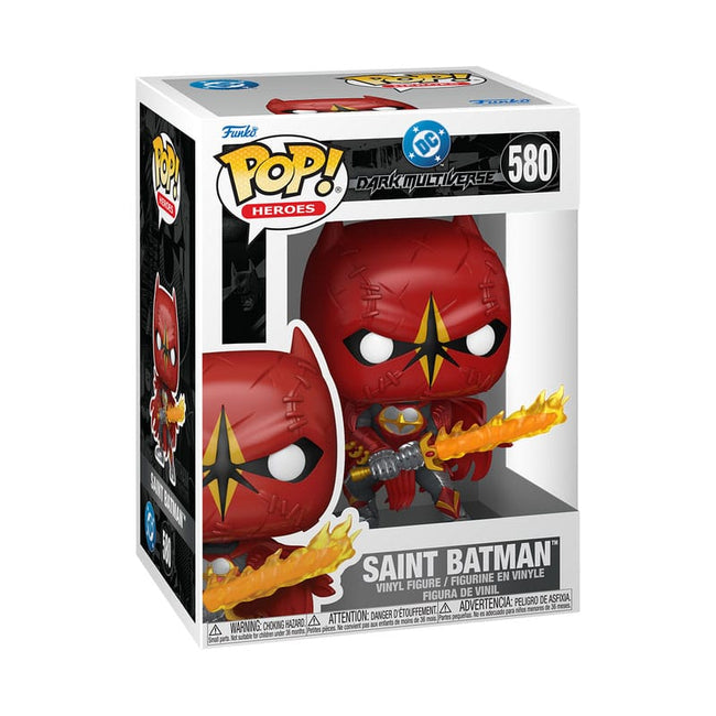 Funko Pop Dc Dark Multiverse Saint Batman Hover Image