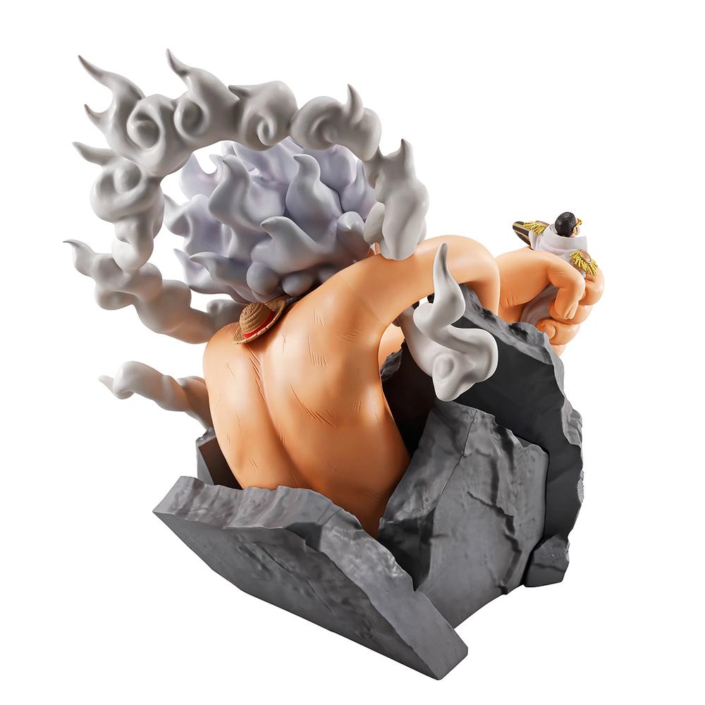 Figura Bandai Ichibansho One Piece Revible Moment Monkey D. Luffy Gear 5 Vs Borsalino Burst Enrgy