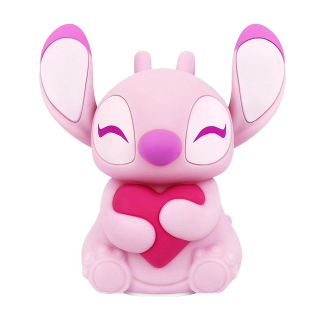 Lampara Táctil Enesco Disney Stitch Angel Con Corazón Hover Image