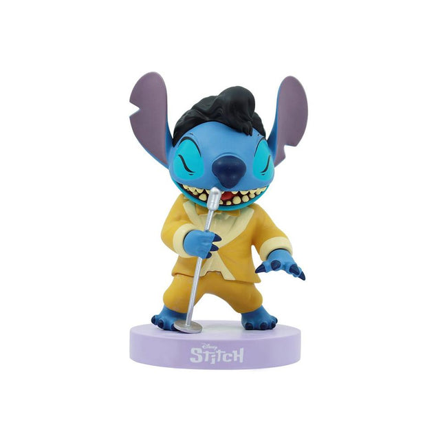 Figura Enesco Disney Stitch Elvis Traje Dorado Hover Image