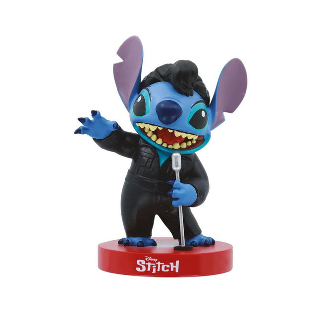 Figura Enesco Disney Stitch Elvis Traje De Cuero Hover Image