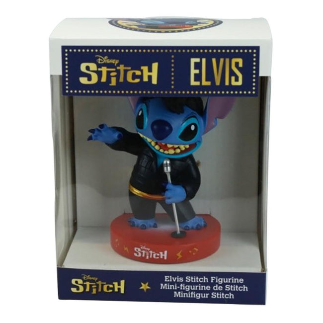 Figura Enesco Disney Stitch Elvis Traje De Cuero Main Image