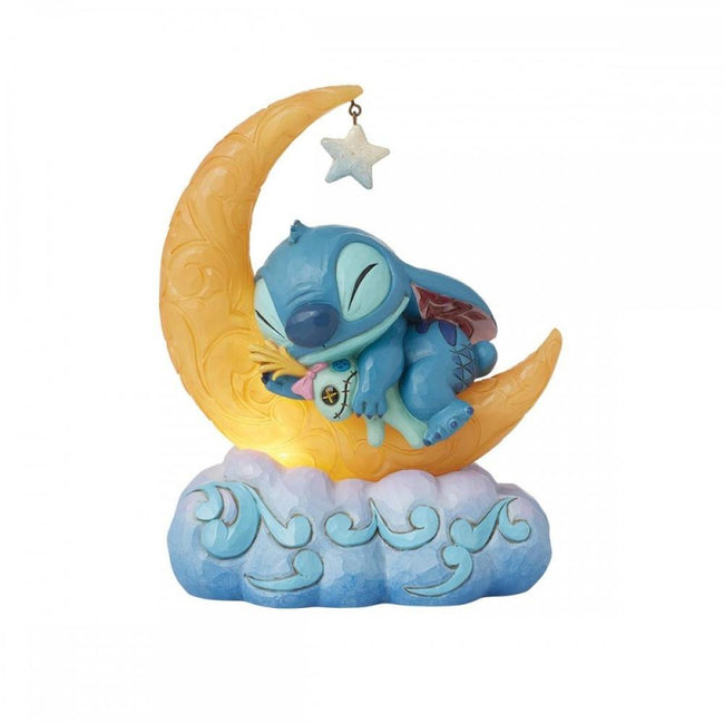 Figura Luminosa Enesco Disney Stitch Y Scrump En La Luna Hover Image