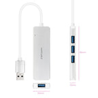 Hub Nanocable Usb - A 3.0. A 4xusb3.0 Usb - A - M - Usb 3.0 - H Aluminio Color Plata 18 Cm