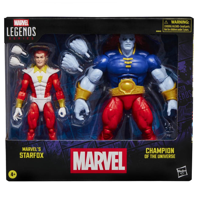 Pack 2 Figuras Hasbro Marvel Legends Series Marvel's Starfox & Champion Of The Universe Hover Image