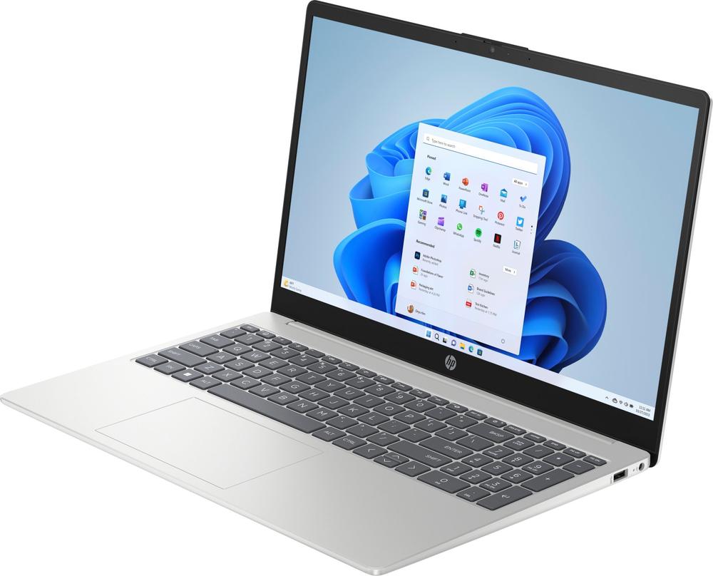 Portatil Hp 15 - Fd0329ns Core - N100 15.6 Pulgadas - 8gb - Ssd 256gb - W11 - Plata