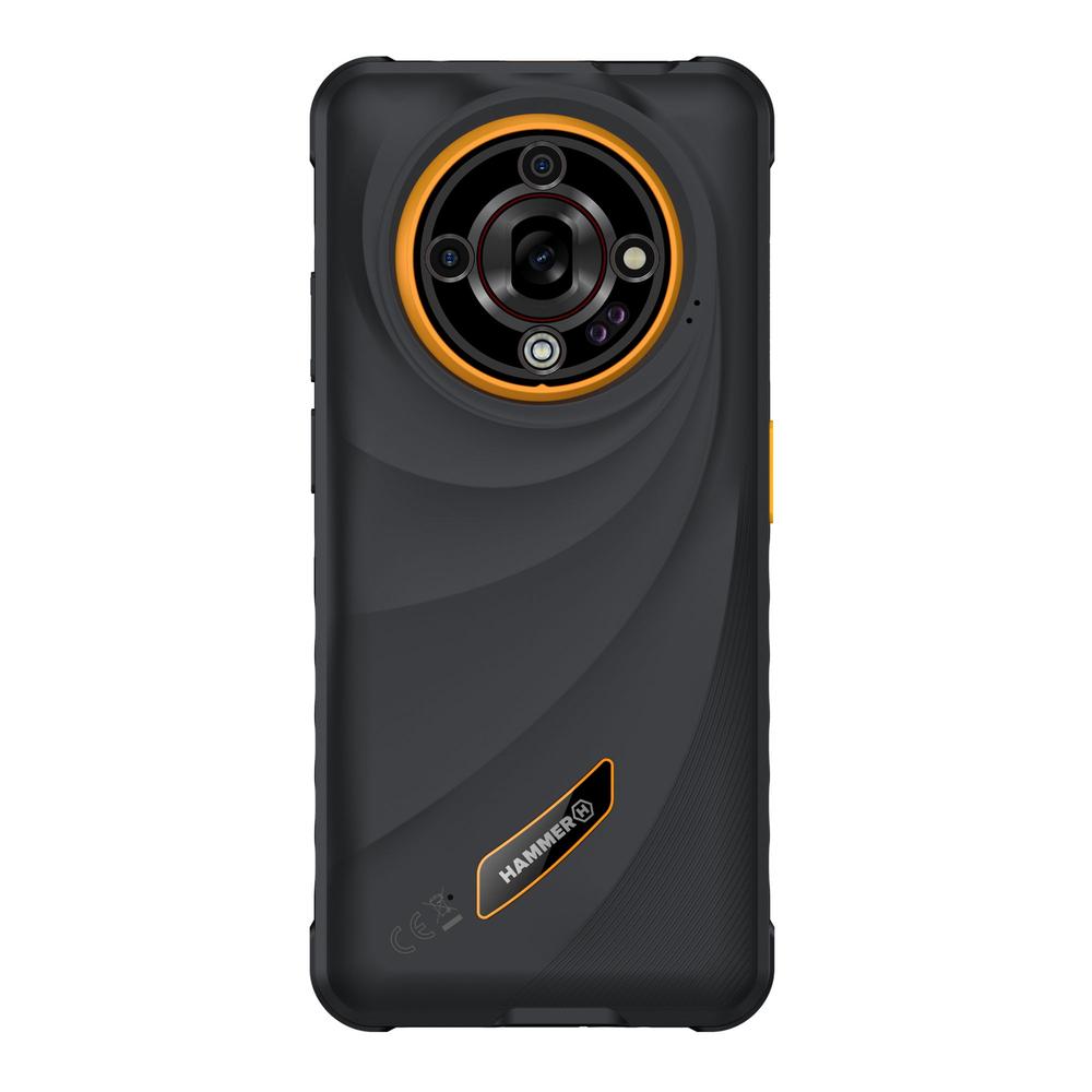 Movil Rugerizado Hammer Iron 6 5g 8 - 256gb Negro - Naranja