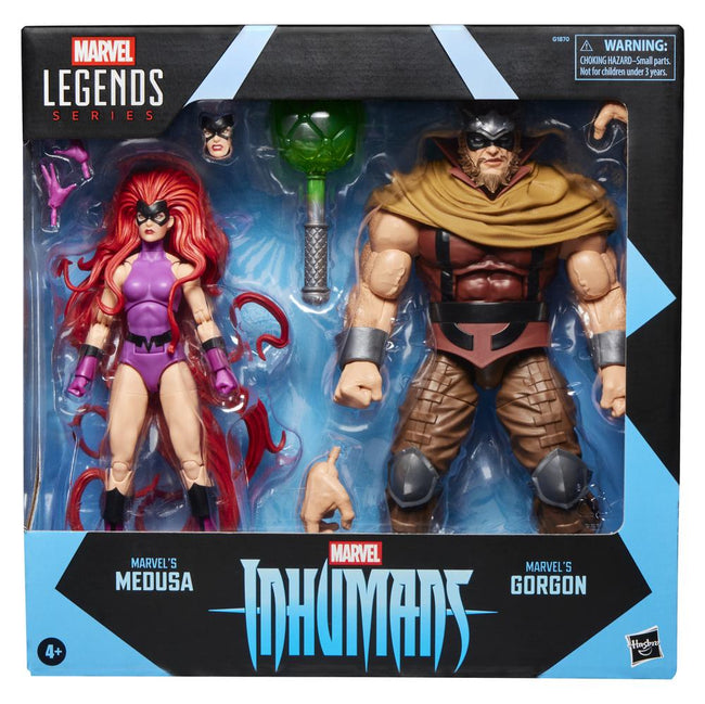 Pack 2 Figuras Hasbro Marvel Legends Series Inhumans Marvel's Medusa & Marvel's Gorgon Hover Image