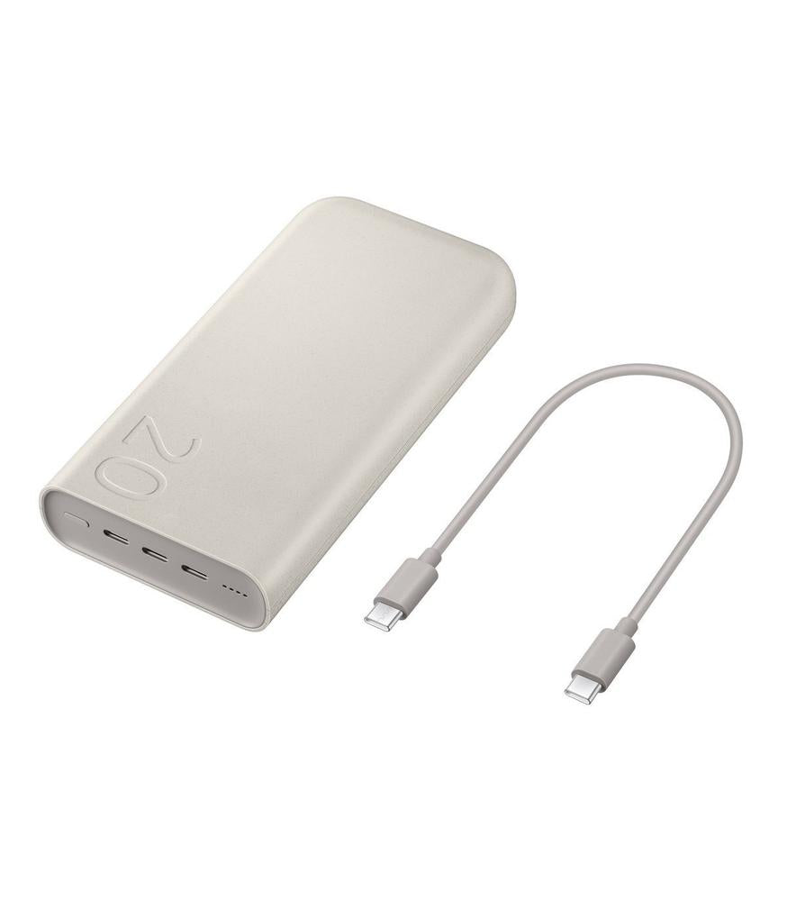 Bateria Externa Powerbank Samsung 20000mah 45w Beige