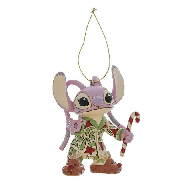Adorno Arbol De Navidad Enesco Disney Stitch - Angel Pijama Navideo Hover Image