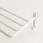 Yoevu Repisa Blanca Con Ganchos Compatible Con Toalleros Electricos Yoevu