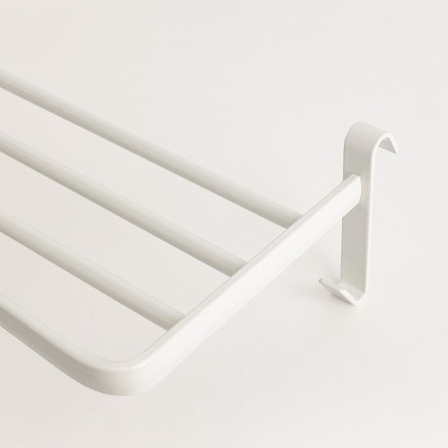 Yoevu Repisa Blanca Con Ganchos Compatible Con Toalleros Electricos Yoevu Hover Image