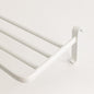 Yoevu Repisa Blanca Con Ganchos Compatible Con Toalleros Electricos Yoevu