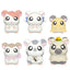 Hamtaro Flocked Doll 1 Unidad Aleatoria