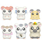 Hamtaro Flocked Doll 1 Unidad Aleatoria