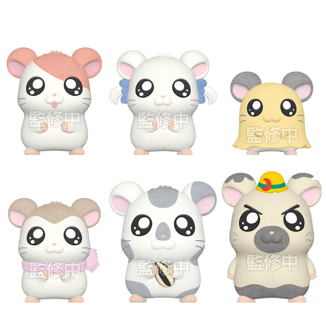 Hamtaro Flocked Doll 1 Unidad Aleatoria Hover Image